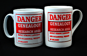 China Danger Genealogy Research Area...Mug - seconds