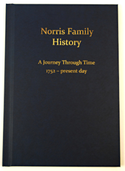 A4 Blue Hardback Book