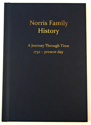 A4 Blue Hardback Book