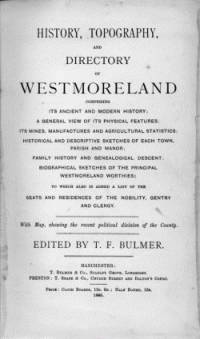 Bulmer's History, Topography and Directory of Westmorland, 1885