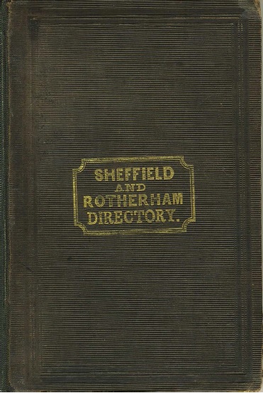 Rodgers 1841 Sheffield & Rotherham Directory